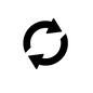 リバース 矢印,ロータリー,繰り返し,リバース,右回り,時計周り,リピート,ぐるぐる,リロード,ネットのシルエット素材