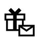 プレゼント プレゼント 手紙,用意,準備する,リボン,包装,箱,品物,贈り物,四角,プレゼントのシルエット素材