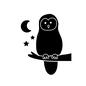 ふくろう ふくろう 夜,ナイトタイム,ふくろう,フクロウ,梟,トリ,とり,鳥,生き物,夜行生物のシルエット素材