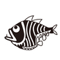 大きな目の魚 大きな目の魚 魚,大きな目,海の生き物,海,生き物,生物,1匹,魚類,海水魚,海中のシルエット素材