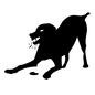 狂犬 狂犬 ホラー,狂犬,イヌ,犬,動物,吠える,狂気,襲う,怖い,恐いのシルエット素材