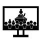 演説 演説 報道,ニュース,テレビ,パソコン,モニター画面,選挙演説,演説,演説台,選挙,スピーチのシルエット素材