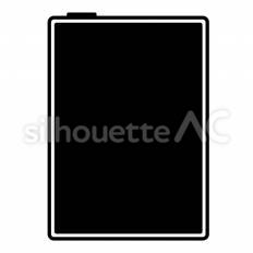 タブレット タブレット,画面,縦長のシルエット素材