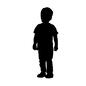 男の子 男の子 人,人物,人間,子ども,子,子供,全身,幼児,幼い,男の子のシルエット素材