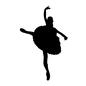 バレリーナ バレリーナ,バレエ,衣装,チュチュ,舞台,踊る,振り付け,振付,ステップ,人物のシルエット素材