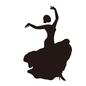 ダンサー ダンサー ダンサー,ダンス,踊る,踊り,スカート,フラメンコ,アーティスト,表現者,モデル,人物のシルエット素材