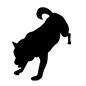 犬 犬 動物,生き物,生物,自然,シルエット,イラスト,全身,野生,犬科,いぬのシルエット素材