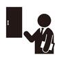 不動産屋 不動産屋,不動産会社,仲介業者,人物,人,ピクトグラム,玄関,物件案内,物件紹介,物件のシルエット素材