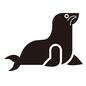 アシカ アシカ アシカ,オットセイ,海驢,動物,海の生き物,水族館,横向き,側面,起き上がる,生物のシルエット素材