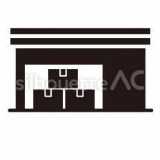 配送　営業所止め 営業所止め,箱,窓口のシルエット素材