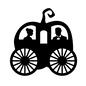 かぼちゃの馬車 かぼちゃの馬車 かぼちゃの馬車,人,シンデレラ,プリンセス,王子様,仮装パーティー,ハロウィン,10月,秋,ハロウィーンのシルエット素材