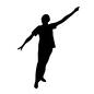 ダンス ダンス ダンス,ダンサー,踊り,踊る,振り付け,振付,ポーズ,人物,人,全身のシルエット素材