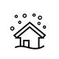 大雪 大雪 自然災害,災害,雪,冬,豪雪,積雪,雪景色,自然,家,住宅のシルエット素材
