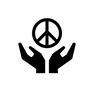ピースマーク ピースマーク,ピース,手,両手,守る,反戦,平穏,平和的,世界平和,平和のシルエット素材