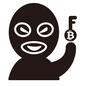 ハッカー ハッカー 鍵泥棒,パスワード,秘密鍵,覆面,ビットコイン,仮想通貨,仮想,通貨,お金,詐欺のシルエット素材