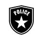 バッジ バッジ バッジ,エンブレム,ワッペン,警察,ポリス,英語,警官,マーク,星,スターのシルエット素材