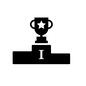 1位 表彰台,表彰式,優勝カップ,表彰,トップ,1番,受賞,優勝,1位,章関連のシルエット素材