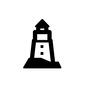灯台 灯台 観光,旅行,トラベル,観光名所,観光地,名所,ツアー,日本,国内,スポットのシルエット素材