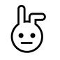 ウサギ ウサギ ラビット,耳,十二支,干支,卯,兎,ウサギ,うさぎ,動物,アニマルのシルエット素材