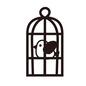 鳥 鳥,とり,バード,一羽,籠,鳥籠,鳥かご,バードゲージ,ゲージ,メルヘンチックのシルエット素材