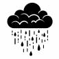 雨雲 雨雲 雨雲,豪雨,梅雨,雨,雨降り,降る,天気,雨粒,ザーザー,土砂降りのシルエット素材