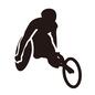 競技用車いす 競技用車いす 競技用車いす,レーサー,陸上,陸上競技,人物,人,1人,パラスポーツ,パラリンピック,障がい者スポーツのシルエット素材