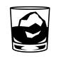 ロック ロック グラス,ロック,ウィスキー,ブランデー,氷,アルコール,飲物,お酒のシルエット素材