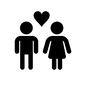 カップル カップル リア充,カップル,デート,ラブ,ラブラブ,人物,人,夫婦,男女,恋人のシルエット素材