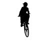 自転車 自転車 子ども,子供,男の子,人間,人物,運転,乗る,自転車,サイクリング,スポーツのシルエット素材
