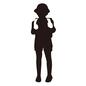 小学生 小学生 1人,正面,男,男性,小学生,帽子,ランドセル,全身,生徒,学生のシルエット素材