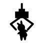 ゲームコーナー　ぬいぐるみ ゲーム,コーナー,ぬいぐるみ,クレーン,アーム,爪,景品,人形,マスコット,吊り下げのシルエット素材