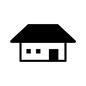 一軒家 家,家屋,一軒家,屋根,マイホーム,おうち,世帯,ハウス,住宅,居住のシルエット素材
