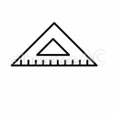 三角定規 三角定規,直角,三角形のシルエット素材