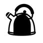 やかん やかん キッチン,台所,料理,調理器具,クッキング,キッチンツール,キッチン用品,やかん,薬缶,ケトルのシルエット素材
