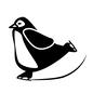 スケート スケート スケート,スケート靴,滑る,すいすい,ペンギン,ぺんぎん,動物,スケート場,冬のスポーツ,冬のシルエット素材