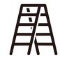 脚立 脚立,ガーデニング,梯子,ハシゴ,踏み台,ガーデニング用品,家庭菜園,園芸,園芸用品,農業のシルエット素材