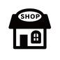 ショップ ショップ 店舗,お店,ショップ,SHOP,スーパー,建物,ショッピング,買い物,店,小売店のシルエット素材