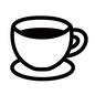 珈琲 珈琲 ティーカップ,コーヒーカップ,カップ,紅茶,珈琲,コーヒー,飲物,温かい飲み物,お茶,休憩のシルエット素材