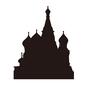 大聖堂 大聖堂 大聖堂,聖ワシリイ大聖堂,モスクワ,ロシア,建物,建築物,玉ねぎ,外観,名所,海外旅行のシルエット素材