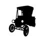 車 アンティーク,レトロ,オシャレ,クラシック,車,自動車,模型,プラモデルのシルエット素材
