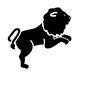 獅子座 獅子座 獅子座,しし座,シンボル,マーク,横向き,動物,生き物,全身,黄道12星座,星座のシルエット素材