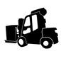 フォークリフト フォークリフト フォークリフト,リフト,車,乗り物,トラック,宅配,仕事,配送,荷物,運ぶのシルエット素材