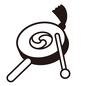 小鼓 小鼓,韓国伝統楽器,伝統楽器,楽器,太鼓,韓国楽器,バチ,房,打楽器,手持ちのシルエット素材