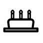ケーキ ケーキ ケーキ,ホールケーキ,蝋燭,ろうそく,キャンドル,誕生日ケーキ,バースデーケーキ,デコレーションケーキ,誕生日,バースデーのシルエット素材