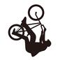 BMX BMX BMX,自転車競技,技,自転車,ヘルメット,ストリートスポーツ,人物,1人,人,男性のシルエット素材