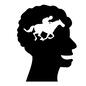 ギャンブラー ギャンブラー 競馬,笑う,ジョッキー,馬,レース,男性,頭の中,ギャンブル,賭け事,賭けのシルエット素材
