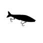 ルアー ルアー 釣り,フィッシング,魚釣り,釣り針,錨型,1本,仕掛け,釣り道具,釣り用品,ルアーのシルエット素材