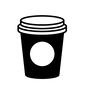 ホットコーヒー ホットコーヒー ホットコーヒー,テイクアウト,飲み物,飲物,温かい飲み物,温かい,ホット,丸,パリ,フランスのシルエット素材