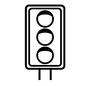 信号機 信号機,信号,交通,交通信号機,交通安全,赤信号,青信号,黄色信号,アイコンのシルエット素材