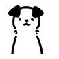 犬 犬 ペット,飼い犬,犬,いぬ,イヌ,正面,垂れ耳,かわいい,上半身,簡単のシルエット素材